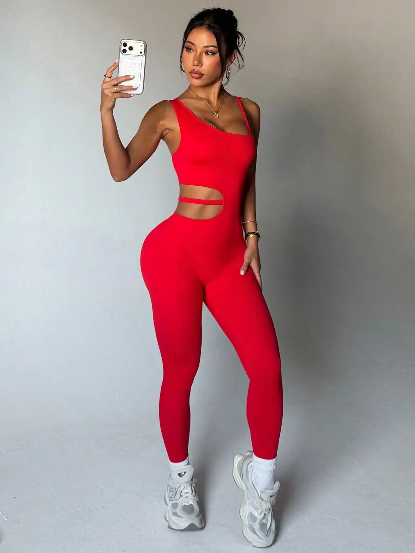 Beautiful back design, sexy one-piece yoga leggings