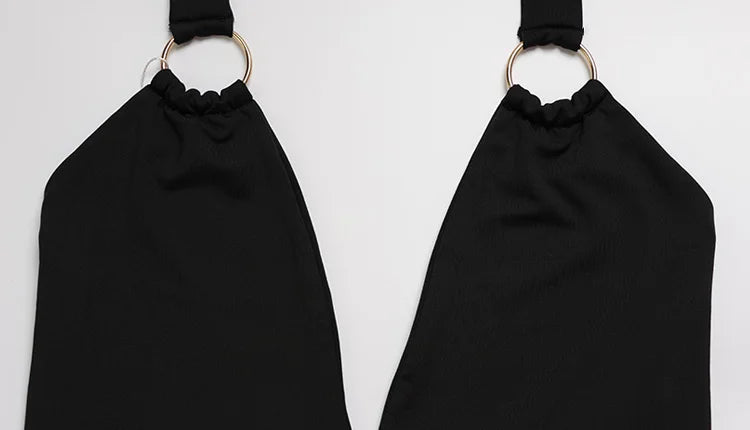 Women Jumpsuits Solid Halter
