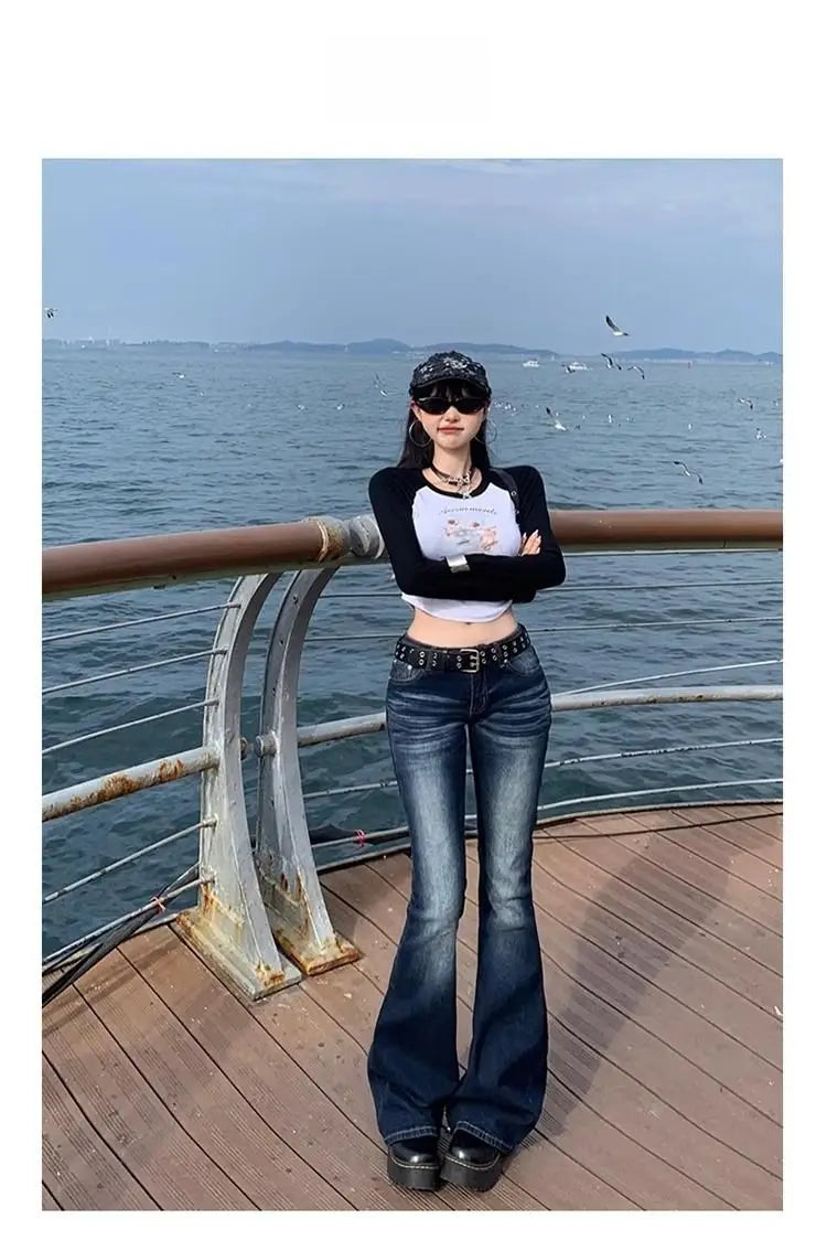 Slim Fit High Waist Casual Womens Jeans