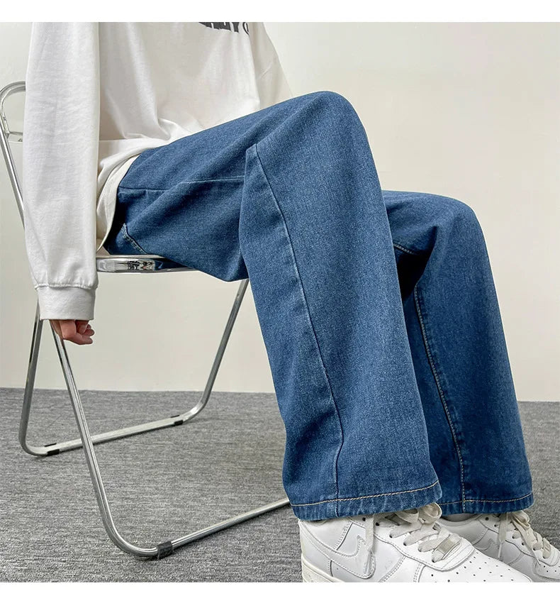 New Men's Straight & Wide Denim Jeans