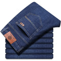 Men Light Luxury Stretch Slim Fit Denim Pants