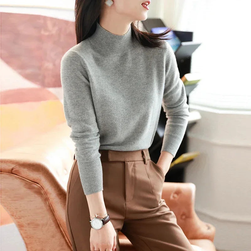 Autumn Winter chic Bottom Sweaters