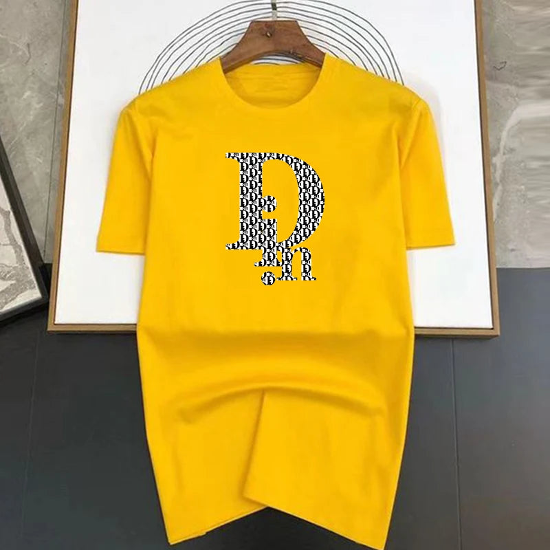 NEW Letter Print Men T Shirts