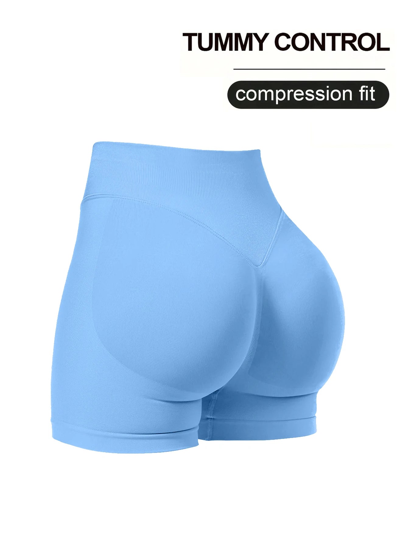 Pilates knit shorts medium intensity training high stretch