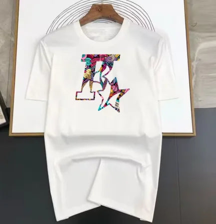 Men's Cotton Short-sleeved T-shirt for Summer