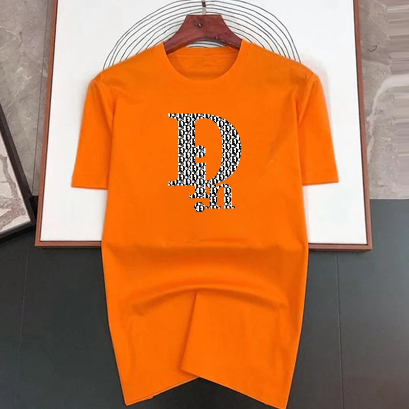 NEW Letter Print Men T Shirts