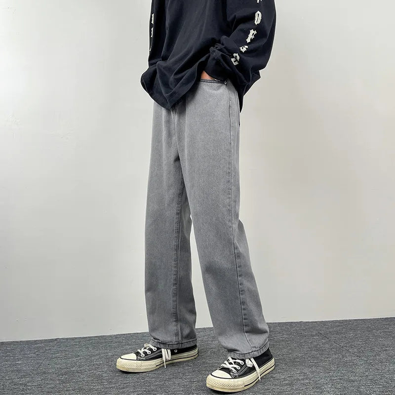 New Men's Straight & Wide Denim Jeans