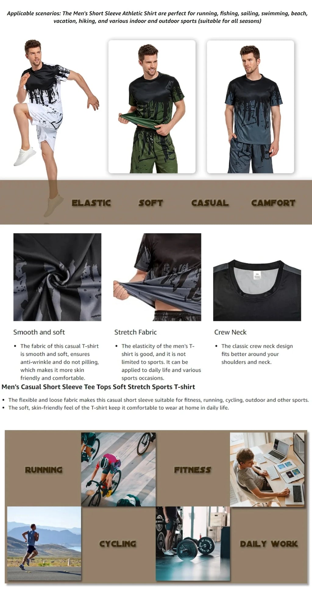 Animal T-Shirts For Men 3d Print Mens