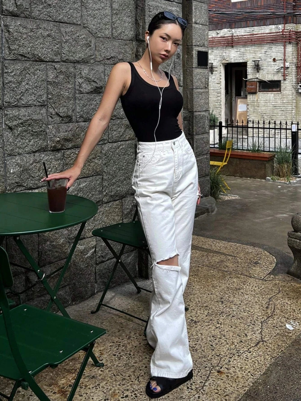 New Cotton Sleeveless Outerwear Top