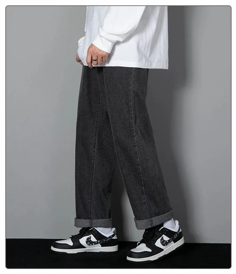Men's Casual Long Jeans Classic