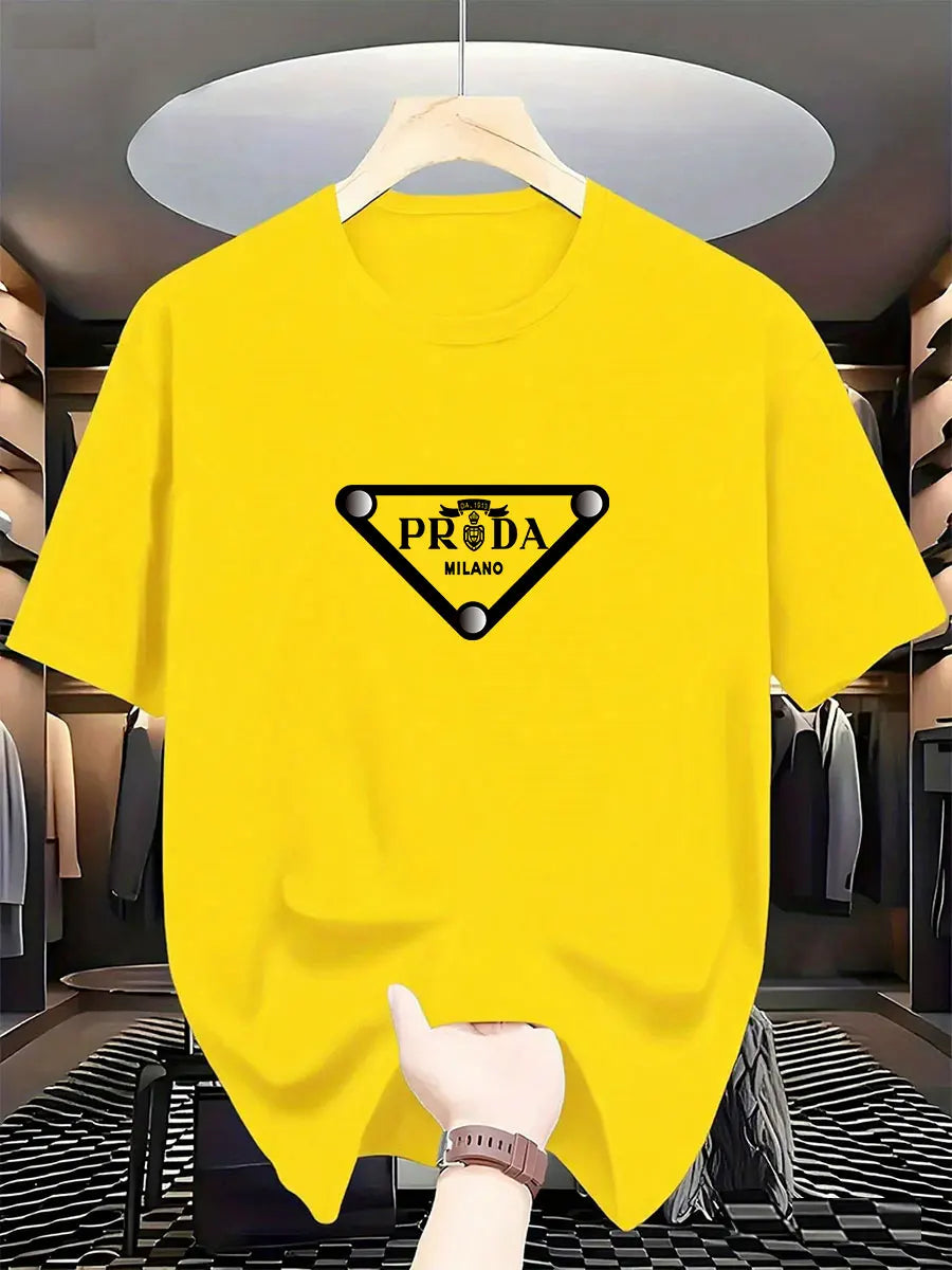 Men's high-quality pure cotton printed