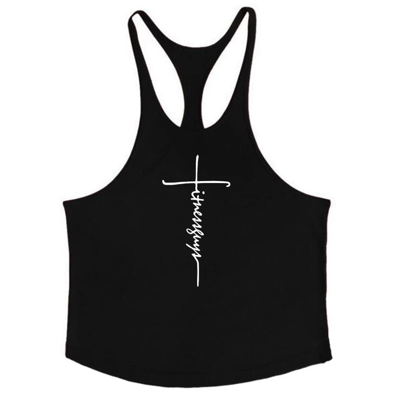 Just Gym Stringers Mens Tank Tops Sleeveless Shirt
