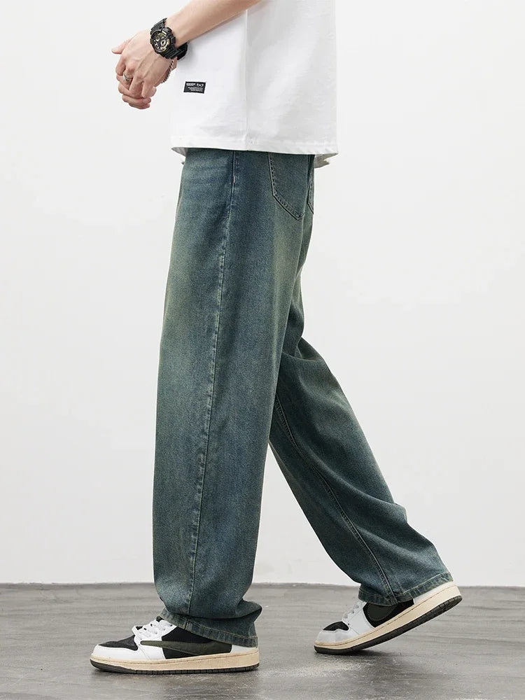 New Men Straight Vintage Fit Jeans