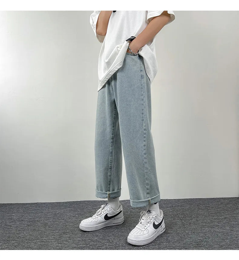 New Men's Straight & Wide Denim Jeans