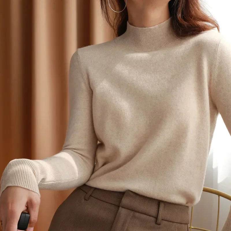 Autumn Winter chic Bottom Sweaters