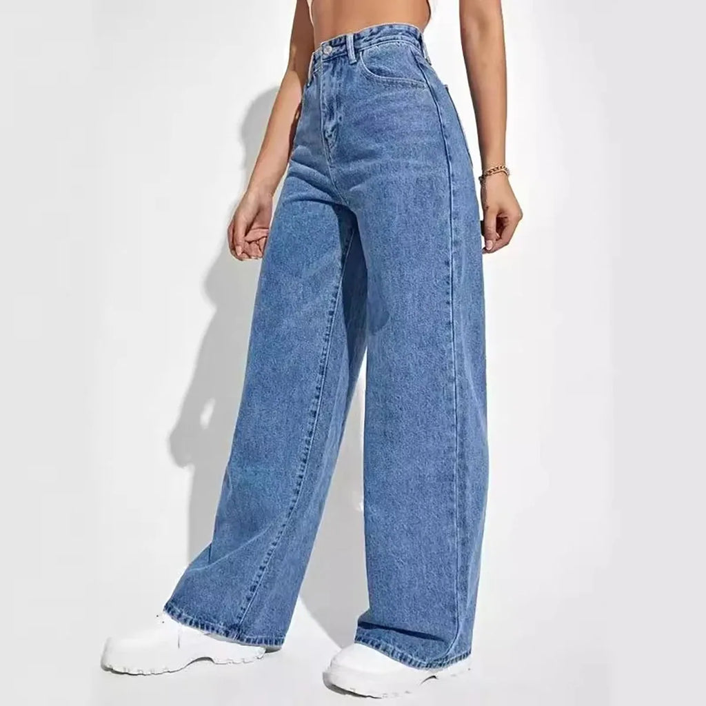 High street baggy straight pants