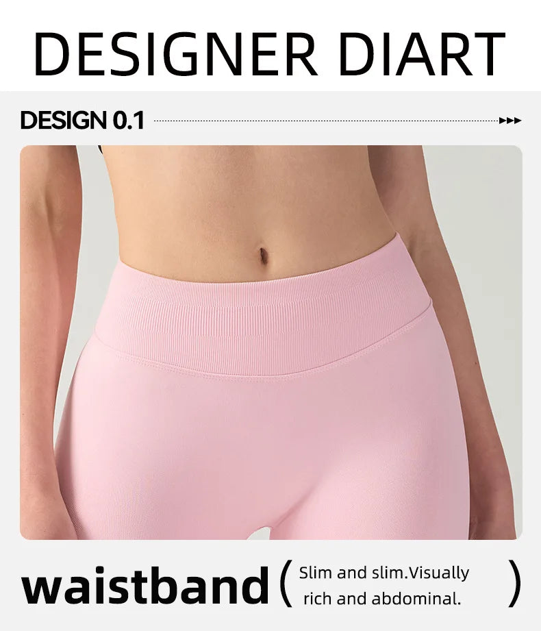 Pilates knit shorts medium intensity training high stretch