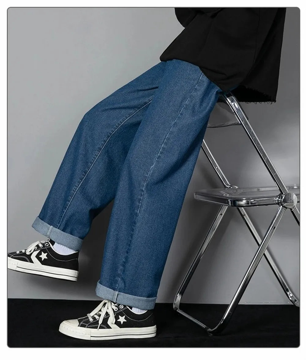 Men's Casual Long Jeans Classic