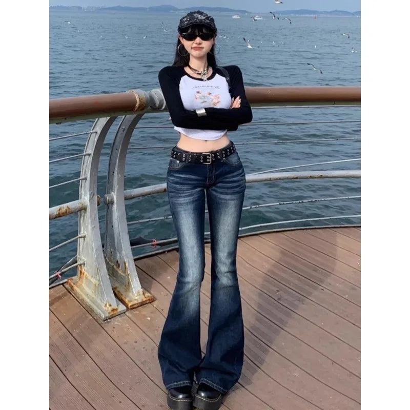 Slim Fit High Waist Casual Womens Jeans