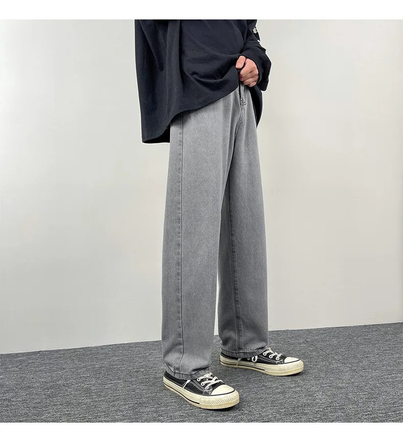 New Men's Straight & Wide Denim Jeans