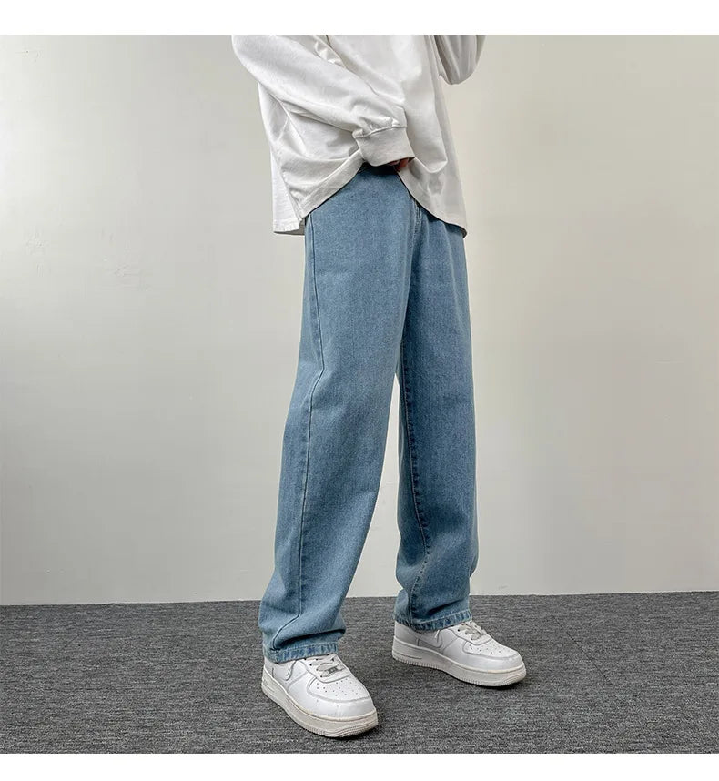 New Men's Straight & Wide Denim Jeans