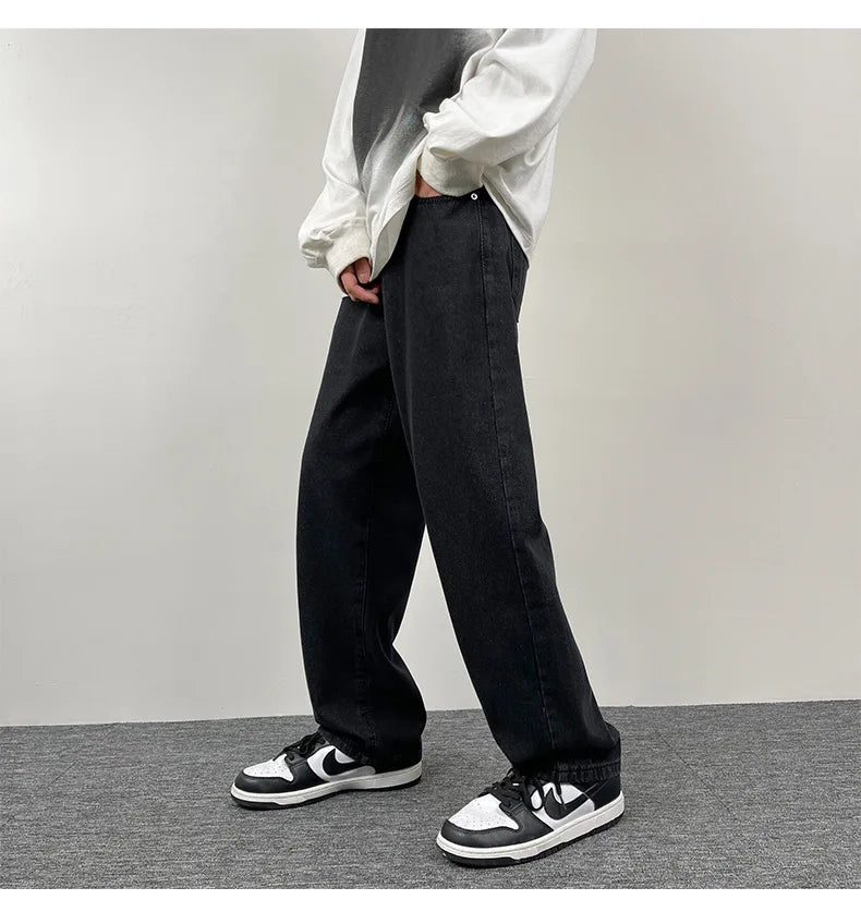 New Men's Straight & Wide Denim Jeans