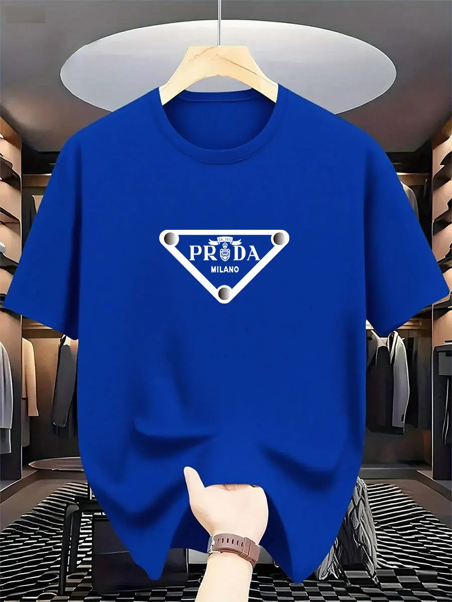 Men's high-quality pure cotton printed
