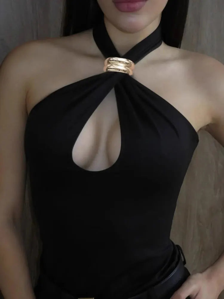 Summer Fashion Sexy Vest Top For Women Hollow Out Backless