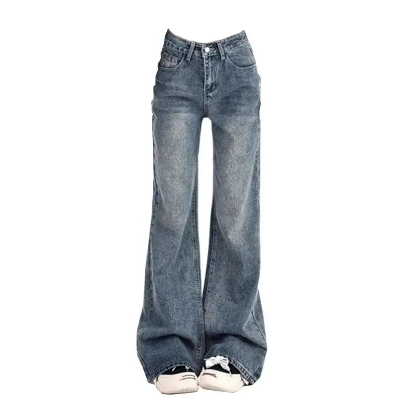 Ladies Jeans Flare Trousers Leisure