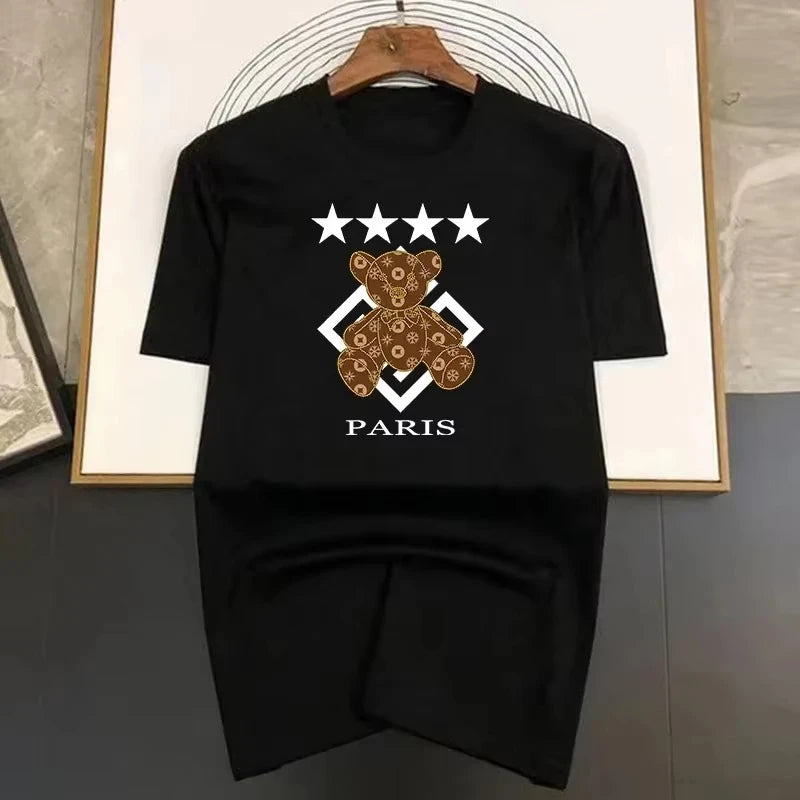 New Luxury Bear formen Basic pure Cotton T-shirt