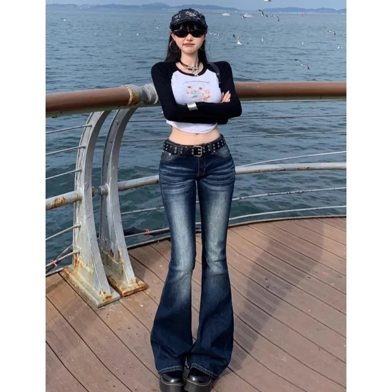 Slim Fit High Waist Casual Womens Jeans