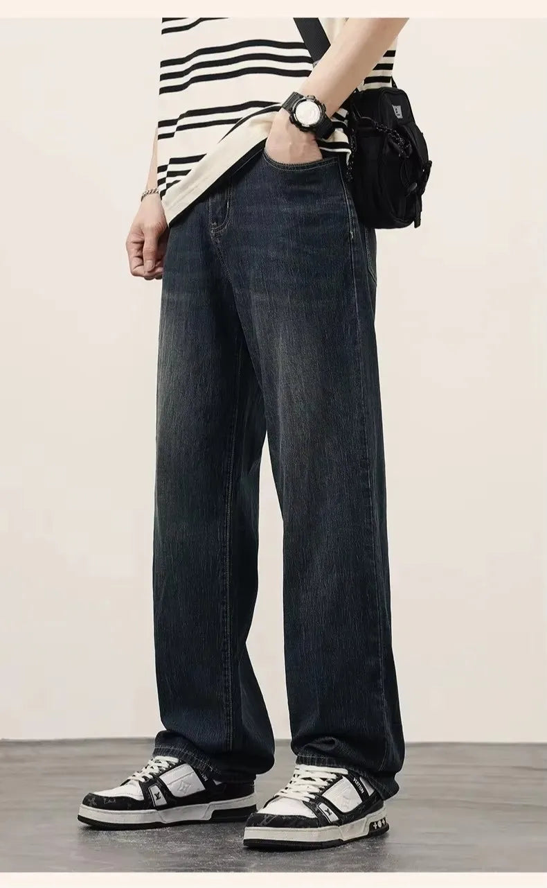 New Men Straight Vintage Fit Jeans