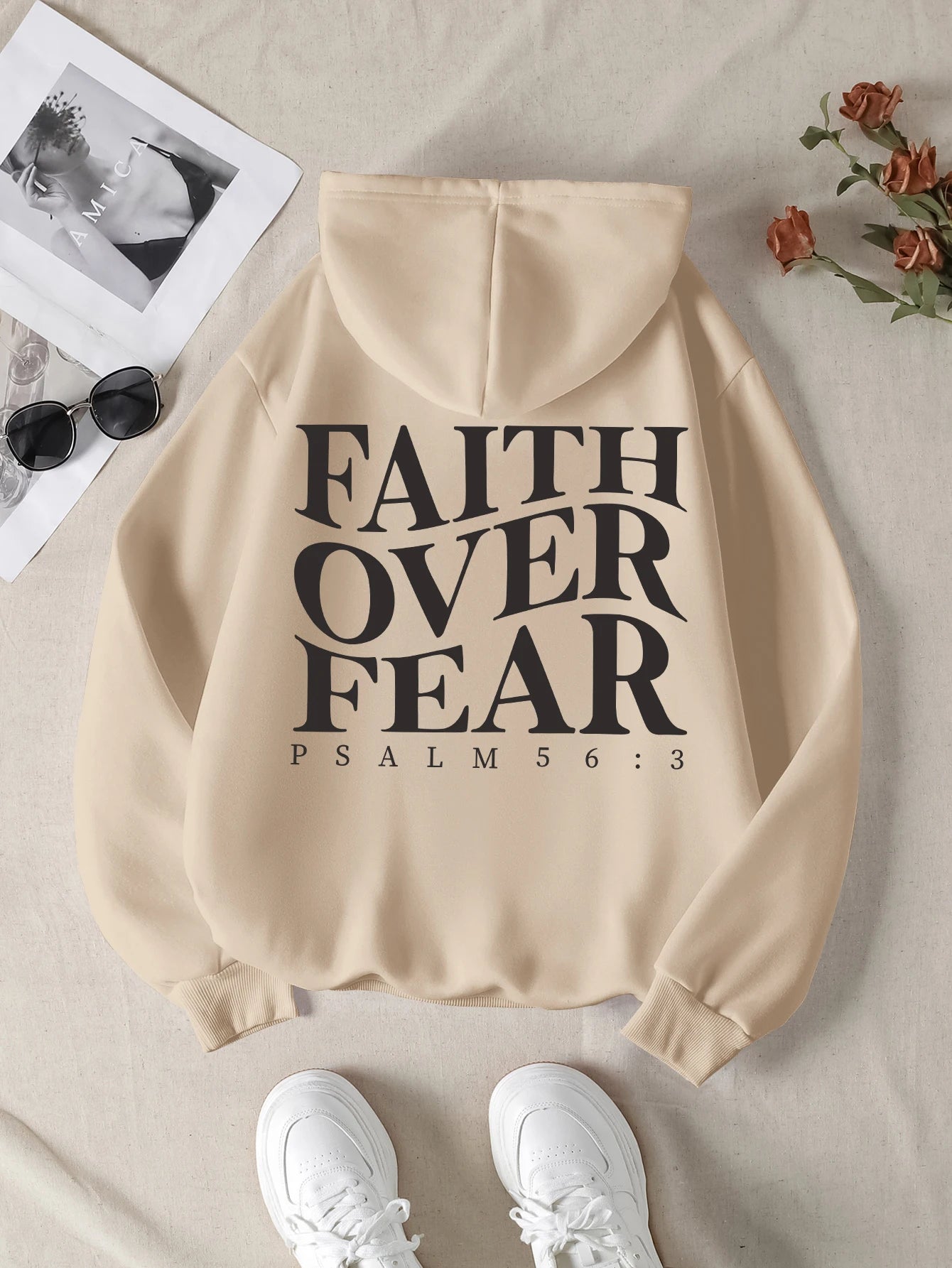 Faith over fear Christian Hoodie