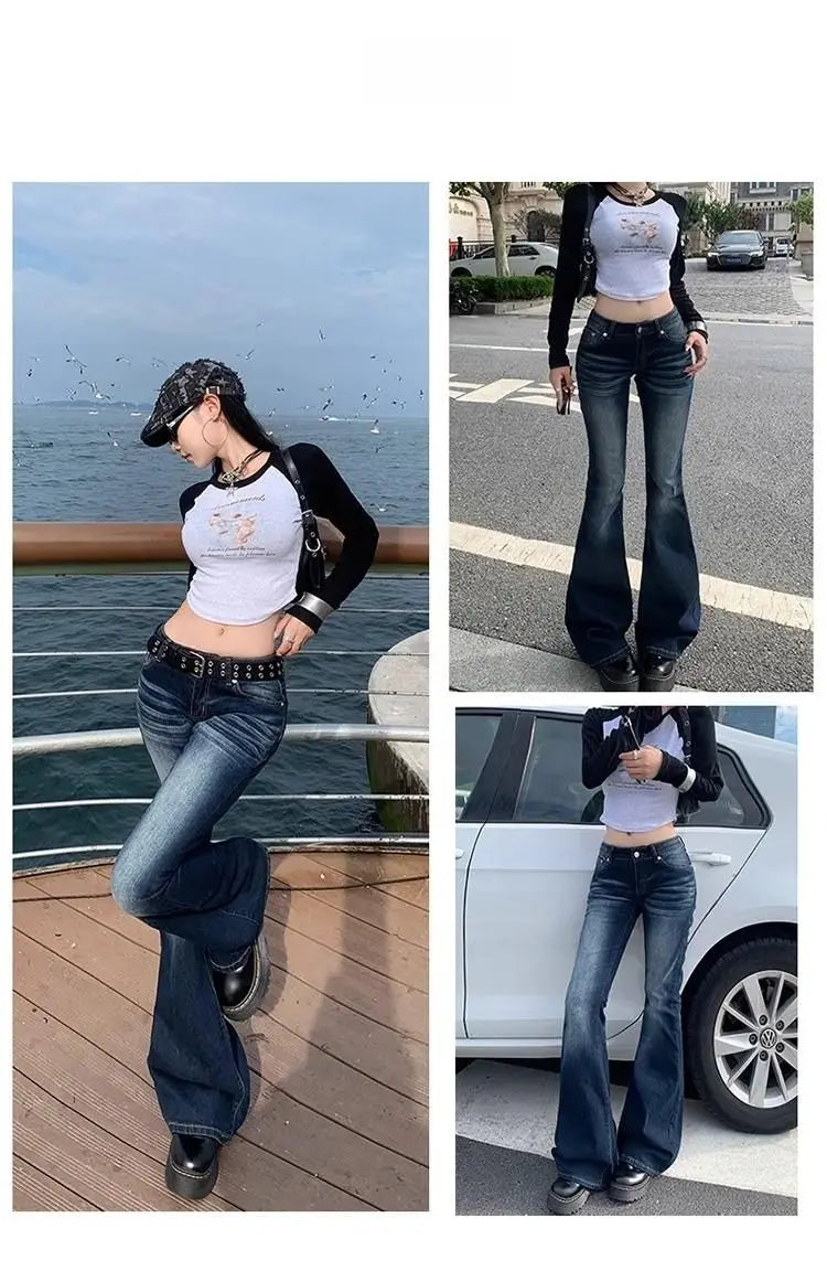 Slim Fit High Waist Casual Womens Jeans