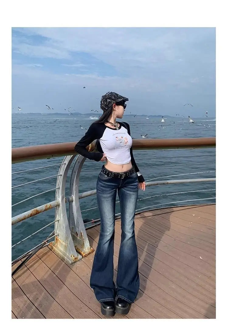 Slim Fit High Waist Casual Womens Jeans