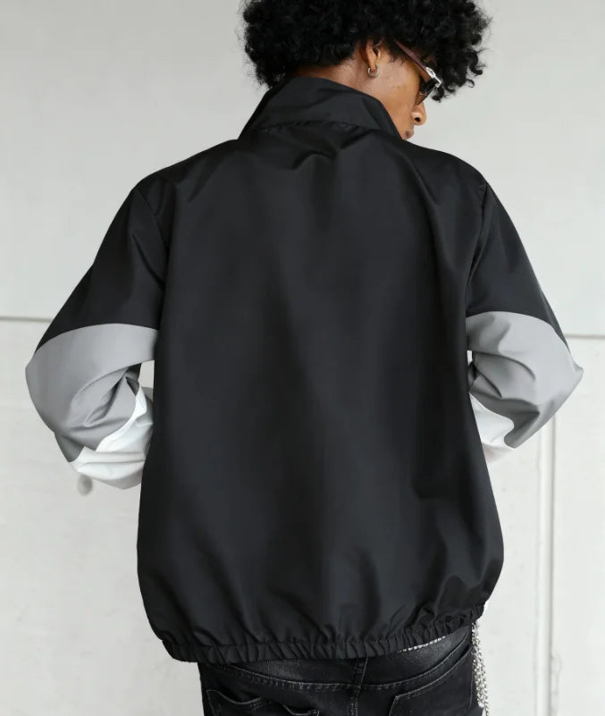 Men's color-blocked jacket, lightweight, casual, travel