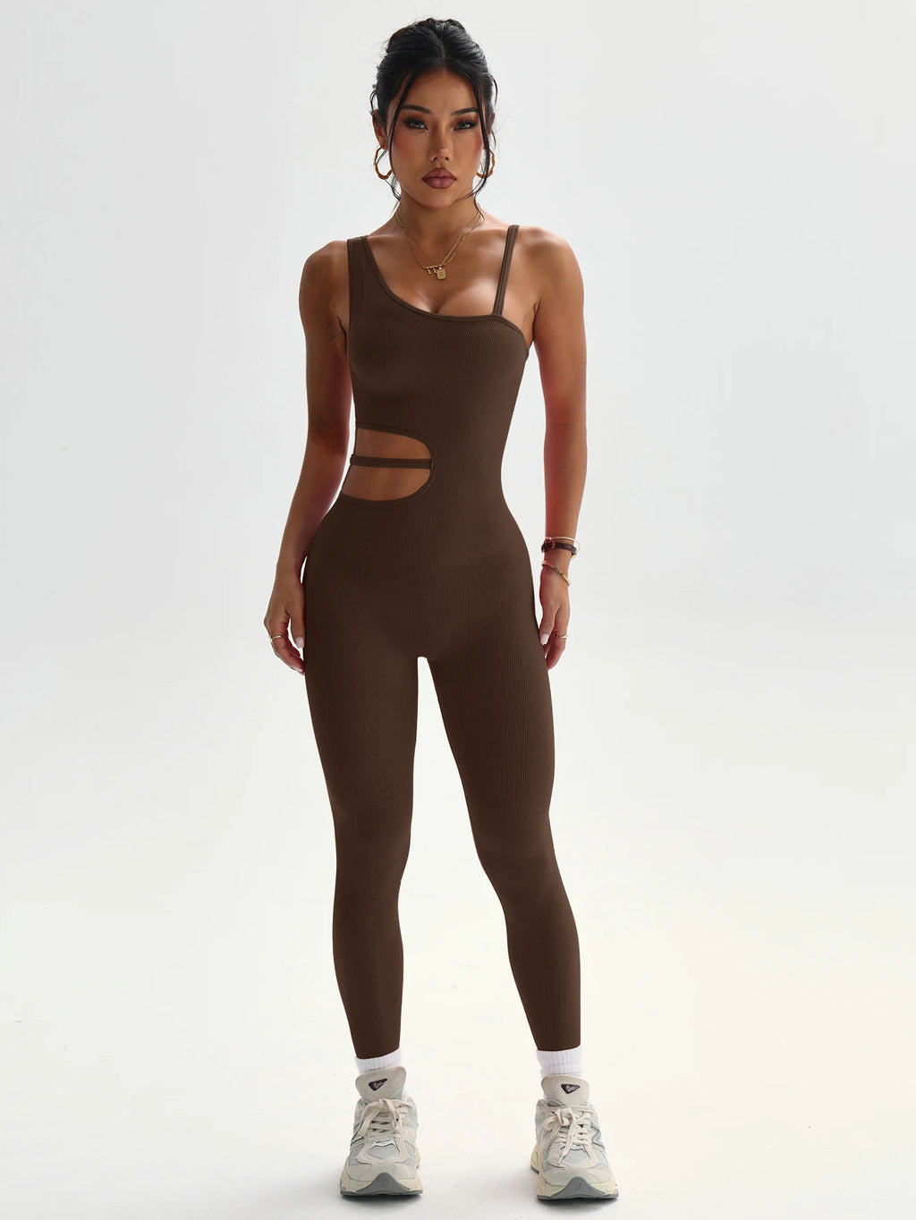 Beautiful back design, sexy one-piece yoga leggings