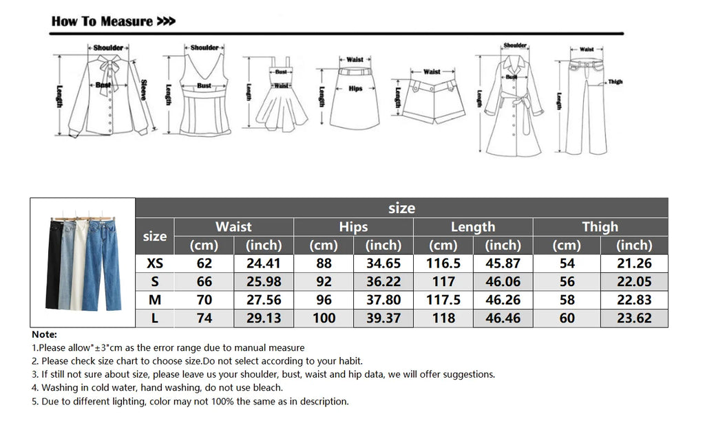 Women's High Waist Jeans